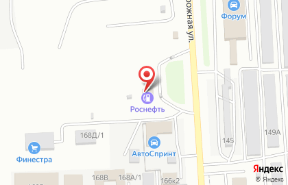 АЗС РН-ВОСТОКНЕФТЕПРОДУКТ на Железнодорожной улице на карте