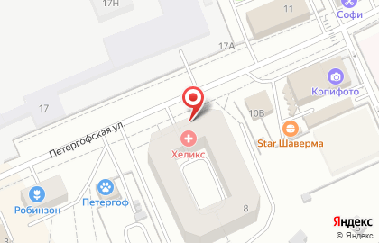 Аптека ФармаМед в Петроградском районе на карте