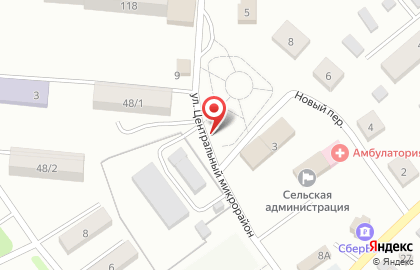 Магазин Золотой хлеб в микрорайоне Центральный на карте