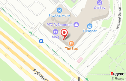 Дом текстиля Togas на метро Крылатское на карте
