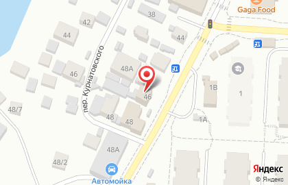 Магазин разливного пива Fish & beer на улице Курнатовского на карте