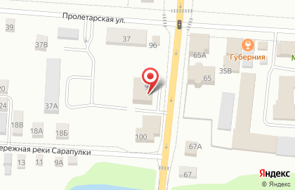 Магазин автозапчастей Иномарка на улице Азина на карте
