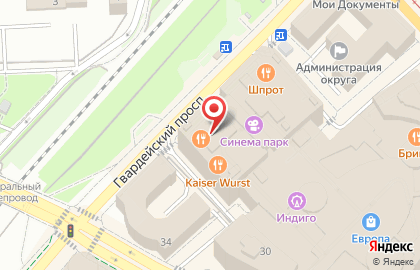 Магазин женской одежды Incity в Центральном районе на карте