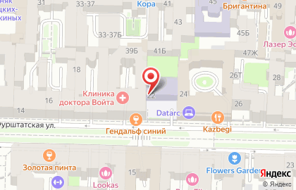 ОТТО БОКК на Фурштатской улице на карте