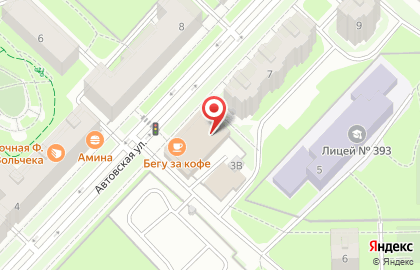 ПЭК:EASYWAY на Автовской улице на карте