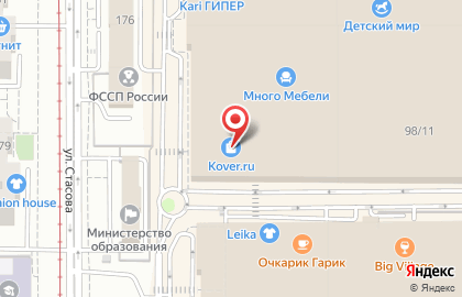 Магазин ковров Kover.ru на Уральской улице на карте