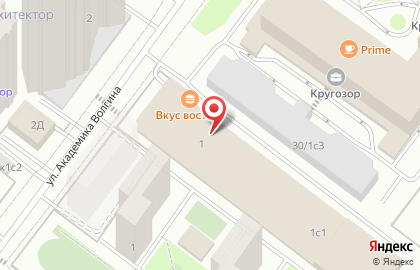 Гск # 6 на улице Академика Волгина на карте