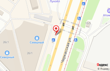 Сеть салонов сотовой связи Tele2 на Черкасской улице, 26/13 на карте