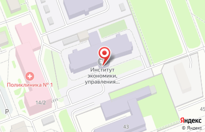 Сургутский институт экономики, управления и права в Сургуте на карте