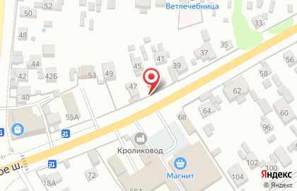 Шиномонтажная мастерская на Аэропортовском шоссе на карте