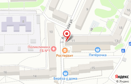 Магазин канцелярских товаров в Центральном районе на карте