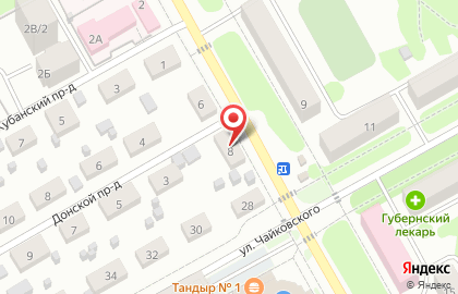 Салон красоты Орхидея в Центральном районе на карте