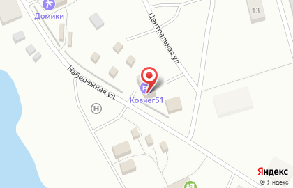 Гостевой дом Guest House Kovcheg 51 на карте