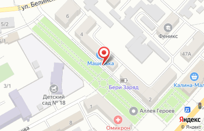 Продуктовый магазин Машенька на улице Ломоносова на карте