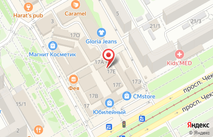 Магазин Фигаро на проспекте Чекистов на карте