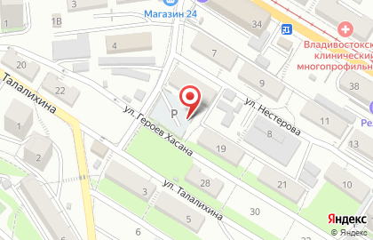 Автостоянка на ул. Героев Хасана, 19 ст2 на карте