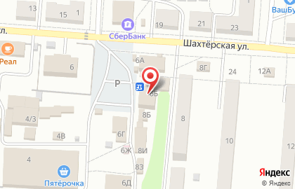 Супермаркет Магнит в Туле на карте