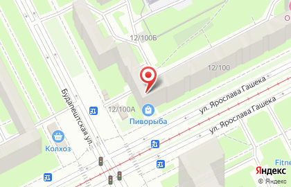 Участковый пункт полиции 7 отдел полиции Управления МВД Фрунзенского района на улице Ярослава Гашека на карте