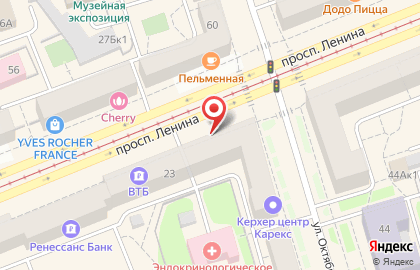 Банкомат Русский Стандарт на проспекте Ленина на карте