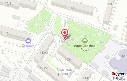 Центр развития и досуга Стрижата в Заельцовском районе на карте