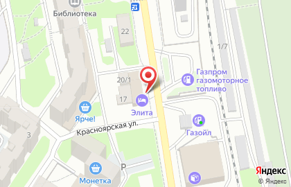 Мини-отель Элита на карте