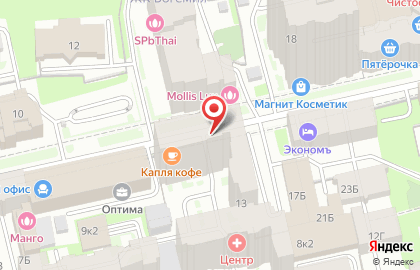 Универсам Удобный на Смоленской улице на карте