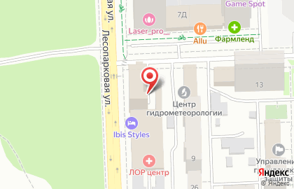 Буль-Буль на Лесопарковой улице на карте