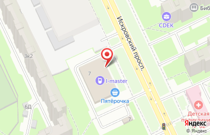 Парикмахерская Точка на проспекте Большевиков на карте