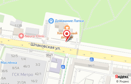 Рекламный щит 3х6м. на Шпаковской улице на карте