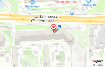 Студия эпиляции Epiline Красноярск в Железнодорожном районе на карте