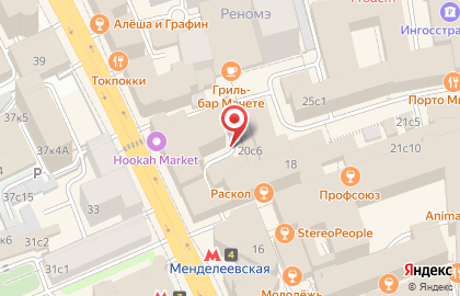 Караоке-клуб FRIENDS HALL "ХАРИЗМА" на Менделеевской на карте