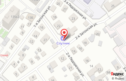 Гостиница Спутник на 2-ой Затонской улице на карте