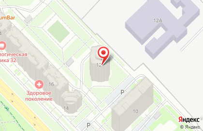 Служба доставки суши и пиццы Bento в Центральном районе на карте
