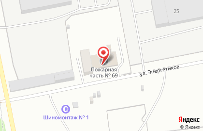 Пожарная часть №69 1 отряд ФПС по Калужской области на карте