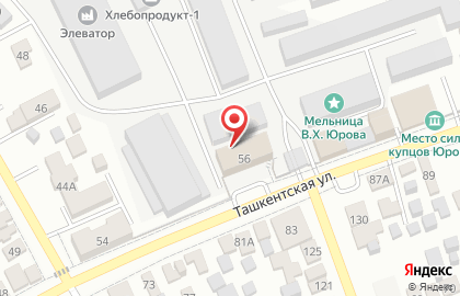 Инари на Ташкентской улице на карте