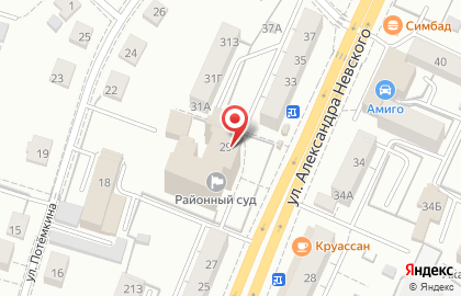 Продуктовый магазин Чайка в Ленинградском районе на карте