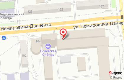 Агентство Пожарной Безопасности на площади Сибиряков-Гвардейцев на карте