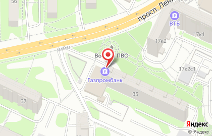 Газпромбанк в Москве на карте
