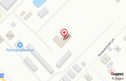 Русская Деревня в Тосно на карте