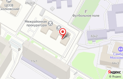 Черемушкинский межрайонный следственный отдел на карте
