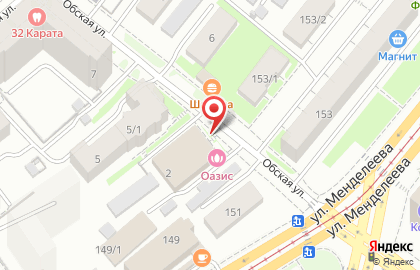 Ресторан Bonsai в Советском районе на карте