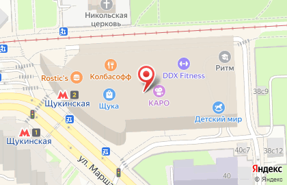 Тоджиро на Щукинской улице на карте