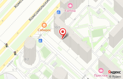 Аптека Планета здоровья на Комсомольском проспекте, 10/1 в Люберцах на карте