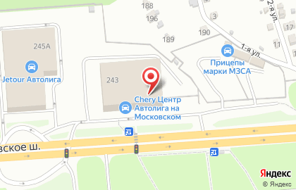 TRW на улице Московское 243 на карте
