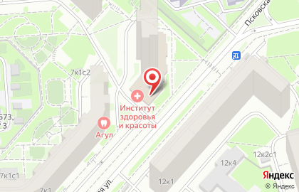 Супермаркет здорового питания ВкусВилл на Псковской улице на карте