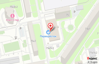 Супермаркет Перекрёсток в Москве на карте