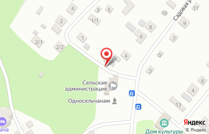 Библиотека, с. Садовое на карте