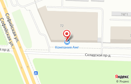 Торгово-ремонтная компания АМГ в Обухово на карте