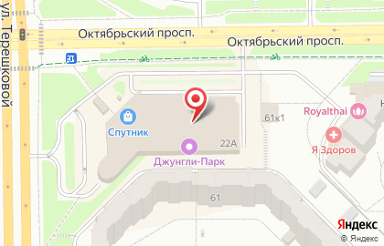 Служба доставки готовых блюд Империя суши на карте