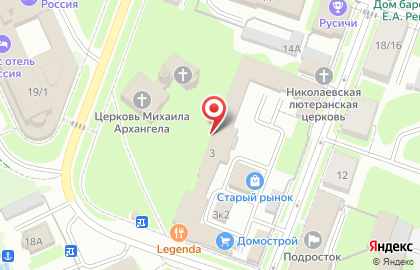 Старый рынок на карте